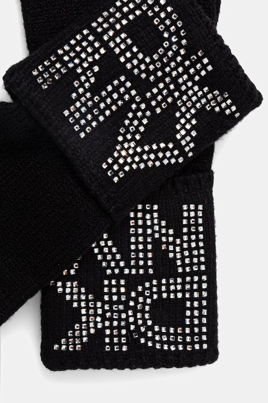 Dkny rękawiczki D5KG1639 czarny AW25