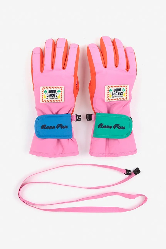 Bobo Choses rękawiczki dziecięce 225AI045 różowy AW25