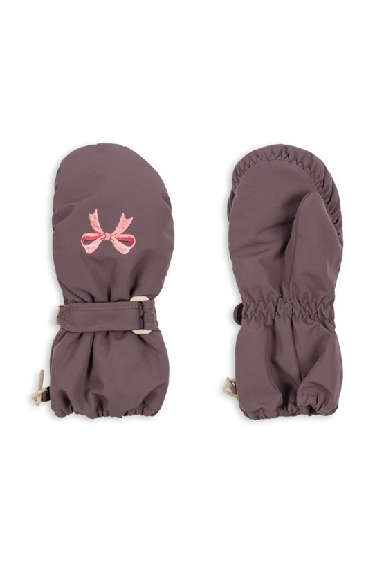 Παιδικά γάντια Konges Sløjd NOHR SNOW MITTENS SOLID KS103516.G.9BYA μωβ AW25