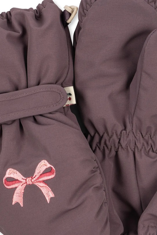 Παιδικά γάντια Konges Sløjd NOHR SNOW MITTENS SOLID μωβ KS103516.G.9BYA