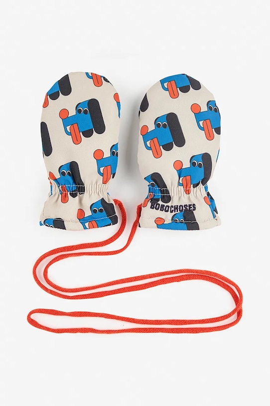 Bobo Choses rękawiczki dziecięce Doggy Mate pozostałe beżowy 225AH014