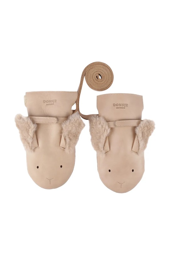 Donsje rękawiczki dziecięce Kapi Exclusive Mittens Fluffy Bunny pozostałe różowy 6019108