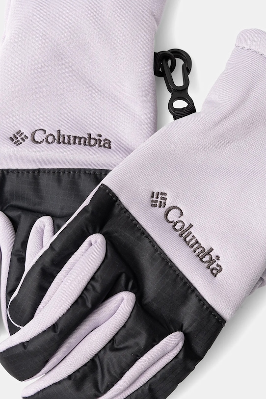 Columbia rękawiczki dziecięce Youth Arctic Crest 2138331 fioletowy AW25