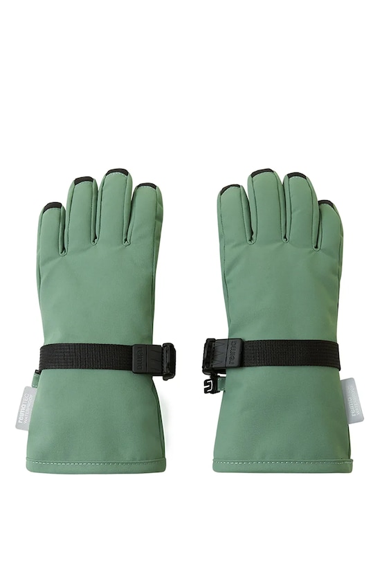 Detské lyžiarske rukavice Reima Tartu zimný šport zelená 5300105A.9BYA