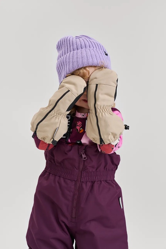 Reima rękawiczki narciarskie dziecięce Tepas sporty zimowe beżowy 5300245A.9BYA