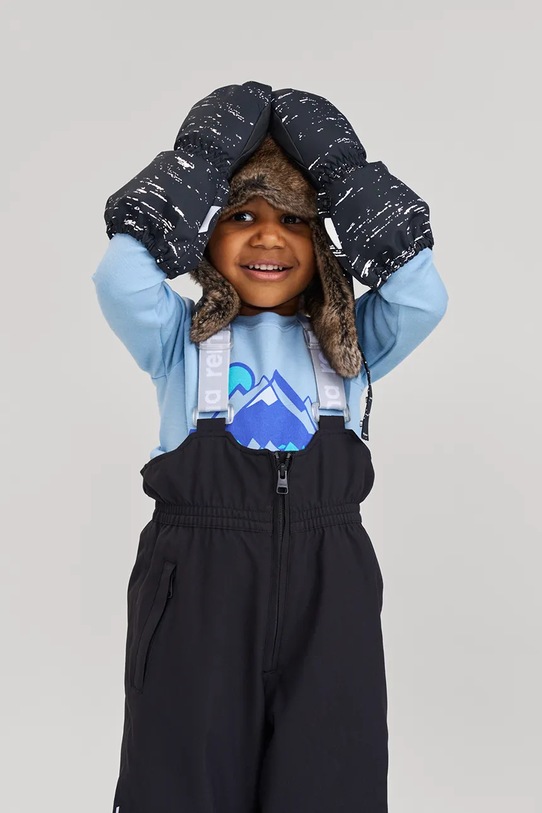 Reima rękawiczki narciarskie dziecięce Kimallus sporty zimowe czarny 5300334A.9BYA