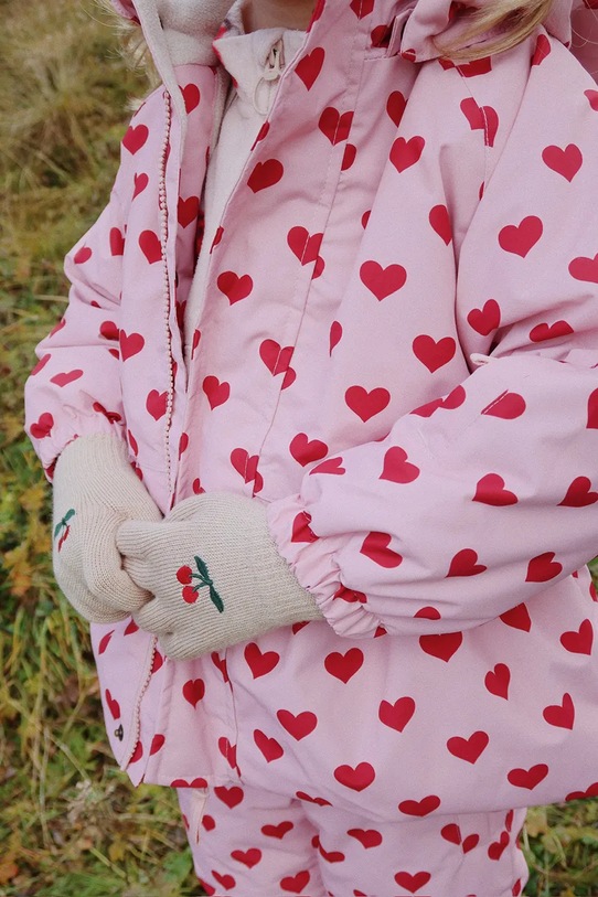 Chłopiec Konges Sløjd rękawiczki 2 PACK FILLA GLOVES 2-pack KS103430.9BYA beżowy