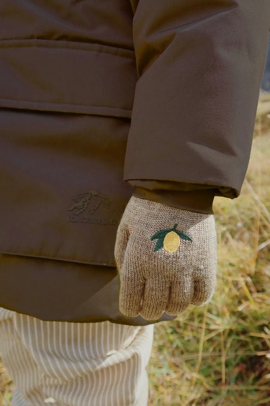 Chłopiec Konges Sløjd rękawiczki 2 PACK FILLA GLOVES 2-pack KS103430.9BYA zielony