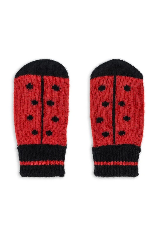 Konges Sløjd rękawice dziecięce LADYBUG MITTENS KS103495.9BYA czerwony AW25