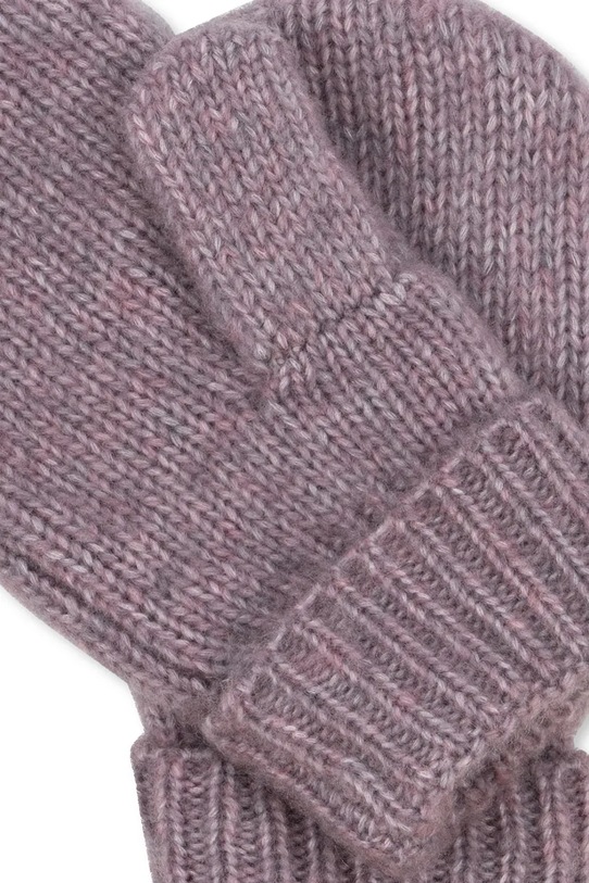 Chłopiec Konges Sløjd rękawiczki dziecięce ISA MITTENS KS103476.9BYA fioletowy