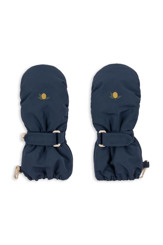 Konges Sløjd rękawiczki dziecięce NOHR SNOW MITTENS SOLID KS103516.9BYA granatowy AW25