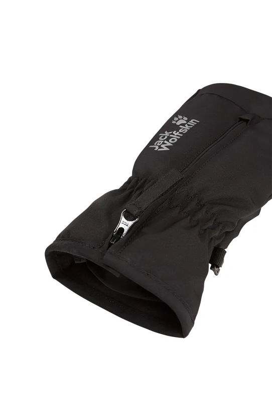 Jack Wolfskin rękawiczki narciarskie dziecięce EASY ZIP MITTEN K czarny A65247