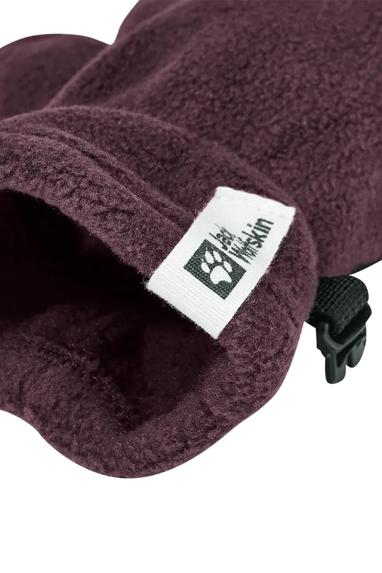 Jack Wolfskin rękawiczki dziecięce FLEECE GLOVE K fioletowy A65445