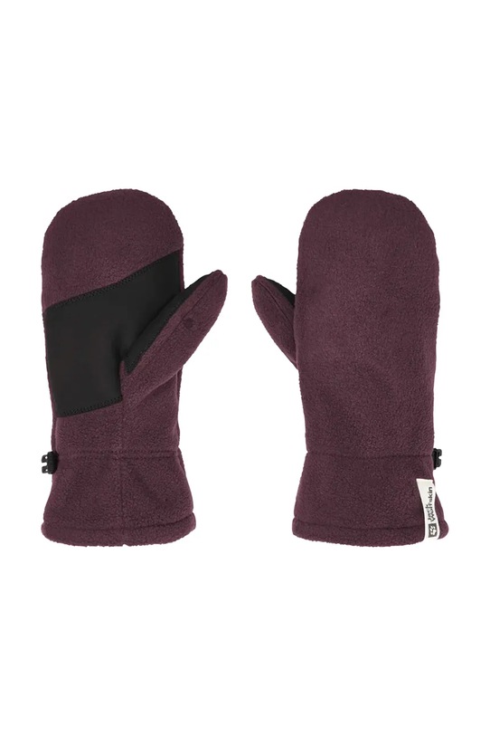 Jack Wolfskin rękawiczki FLEECE MITTEN K pozostałe fioletowy A65446