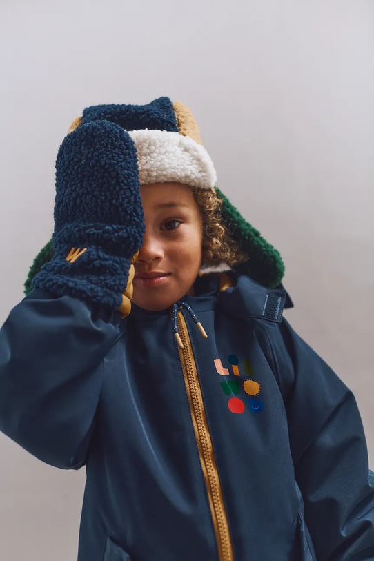 Хлопчик Рукавички Liewood Grethe Pile Gloves LW17841.9BYA темно-синій