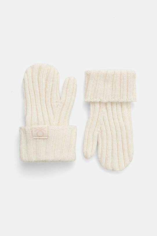Рукавички для немовлят United Colors of Benetton меланж бежевий 126WGG008.P.seasonal