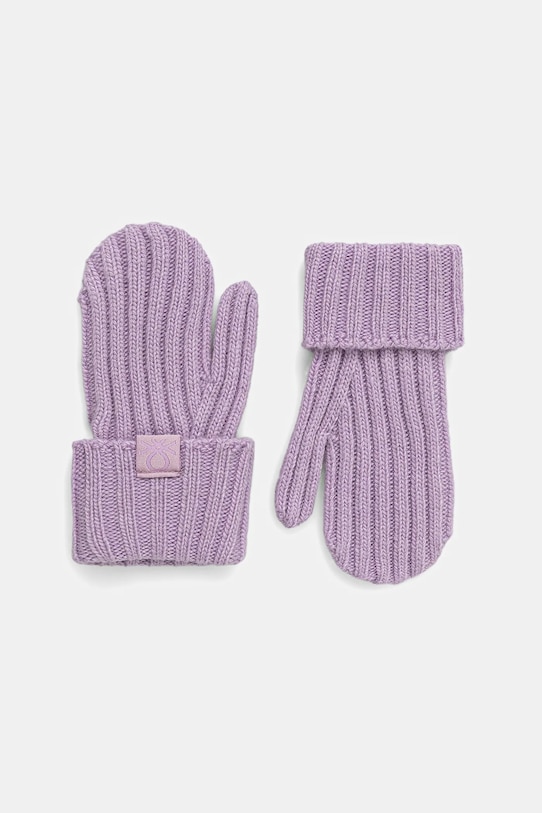 United Colors of Benetton mănuși pentru bebeluși uni violet 126WGG008.P.seasonal
