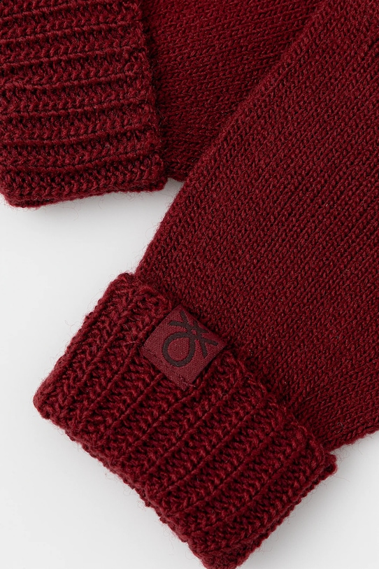 Дитячі рукавички United Colors of Benetton 107TCG00Q.G.seasonal бордо AW25