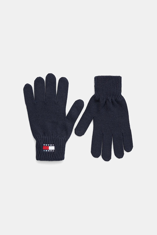 Tommy Jeans manusi de bumbac Planet friendly bleumarin AM0AM13680