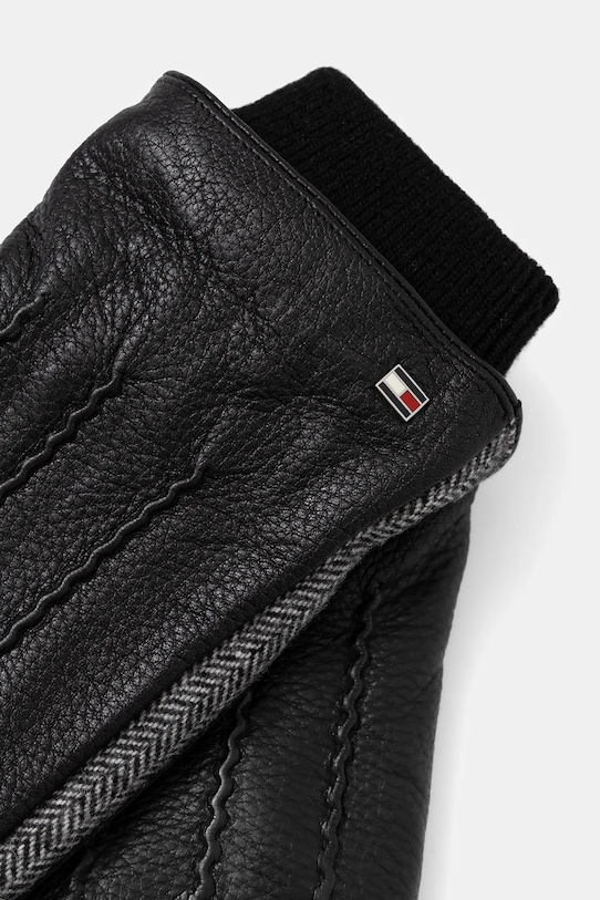 Перчатки с добавлением шерсти Tommy Hilfiger AM0AM13602 чёрный AW25