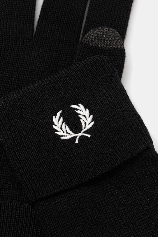 Rukavice Fred Perry C1139 černá AW25