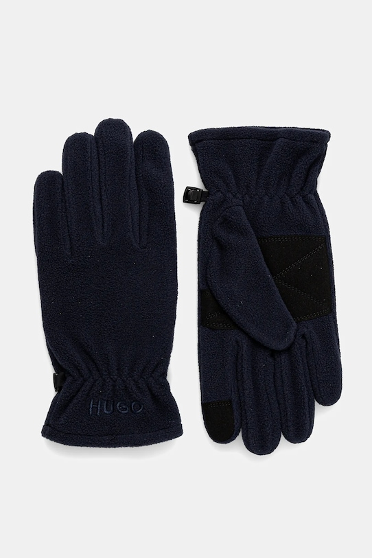 HUGO guanti vello blu navy 50548737