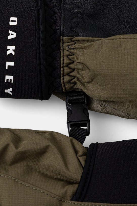 Oakley rękawice narciarskie POWDER RIDGE FOS901942 zielony AW25