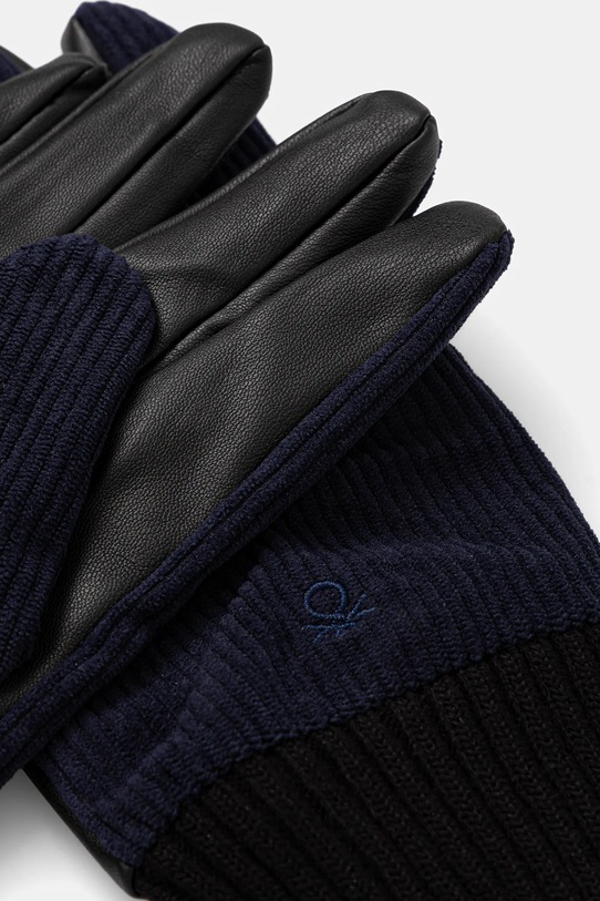 Rokavice United Colors of Benetton 60N6UG005 mornarsko modra AW25