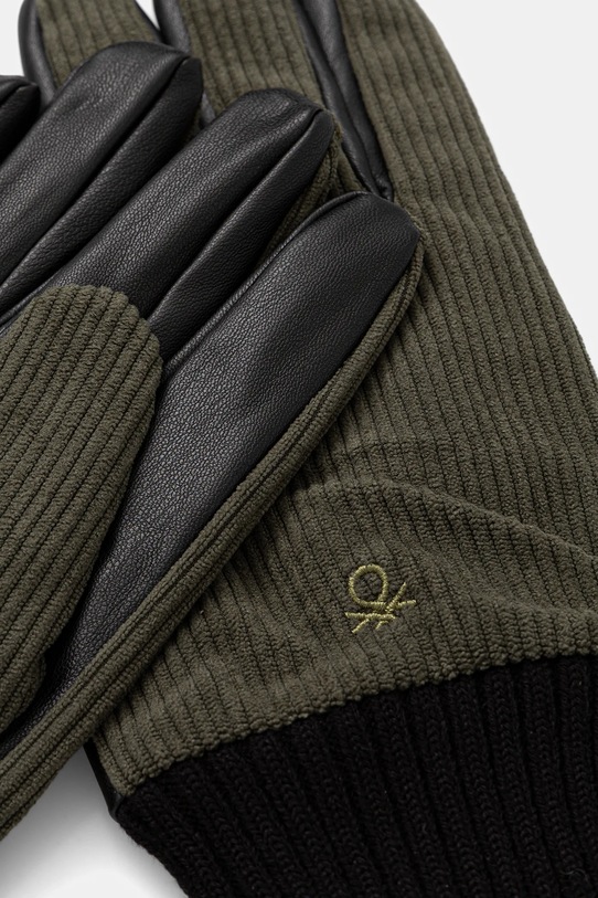 Rokavice United Colors of Benetton 60N6UG005 zelena AW25