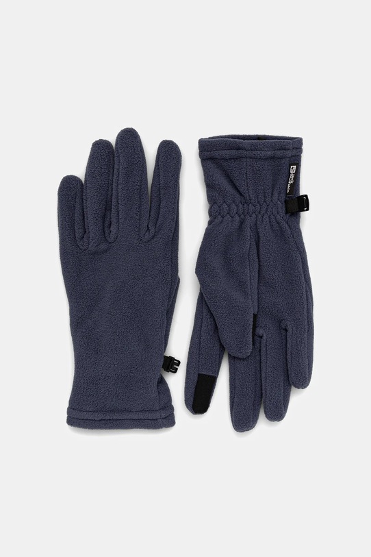 Jack Wolfskin mănuși REAL STUFF Planet friendly bleumarin A65444