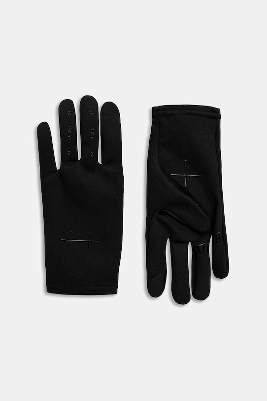 Heliot Emil gloves plain black AW25.16.112.BLK01.CO