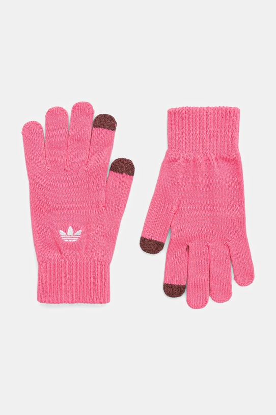 adidas Originals rękawiczki Adicolor aplikacja różowy JZ5015