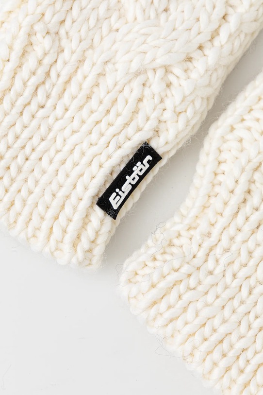 Eisbar rękawiczki z dodatkiem wełny Afra Mittens E80135 beżowy AW25