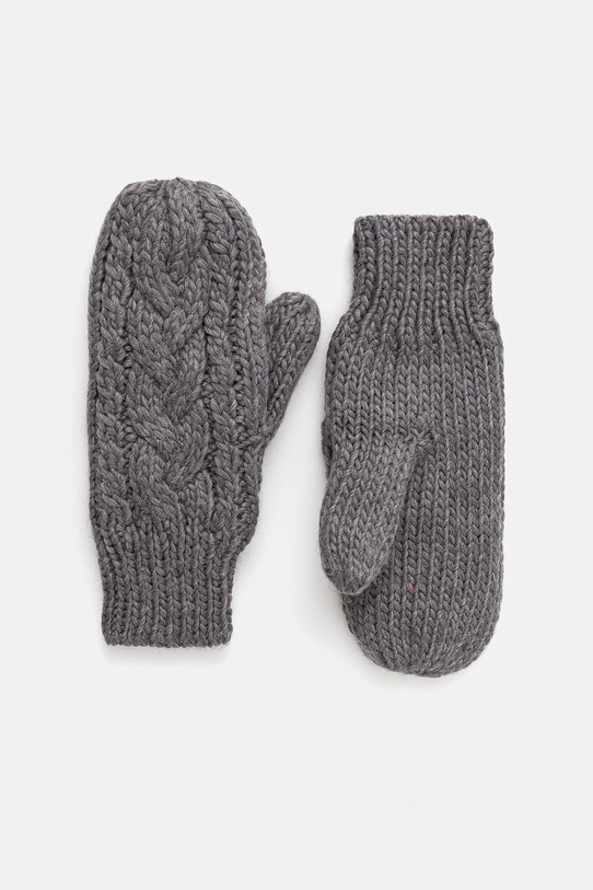 Eisbar rękawiczki z dodatkiem wełny Afra Mittens z dodatkiem wełny szary E80135