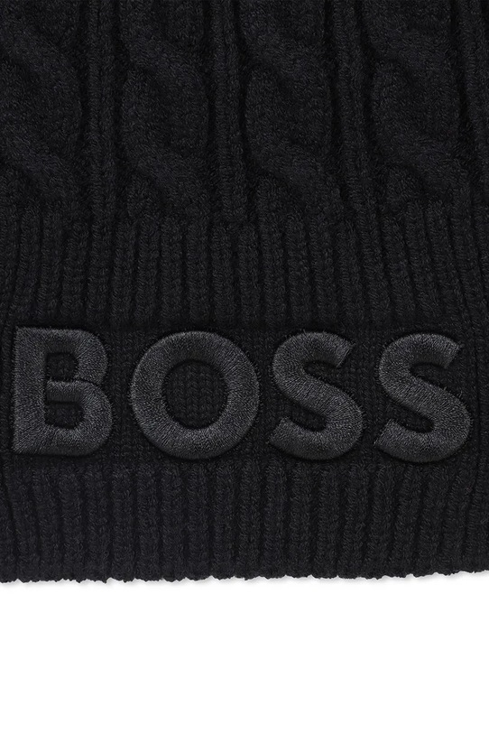 Αγορίστικα Παιδικό κασκόλ BOSS J52634 μαύρο