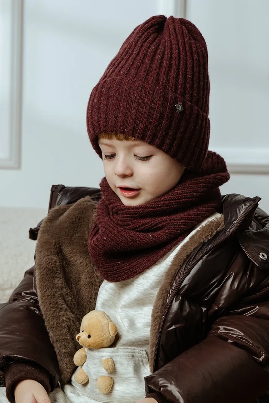 Jamiks komin z wełną dziecięcy THEO THEO.Komin.JZI232.B