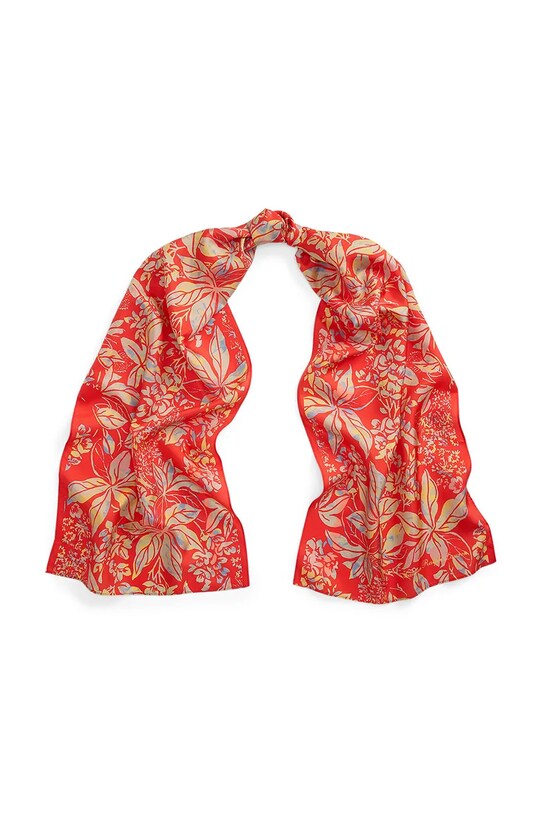 Hodvábna šatka Lauren Ralph Lauren oranžová 454980714