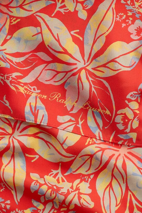 Doplnky Hodvábna šatka Lauren Ralph Lauren 454980714 oranžová