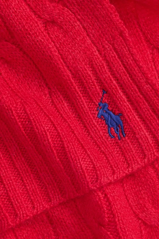 Akcesoria Polo Ralph Lauren szalik wełniany 455956296 czerwony