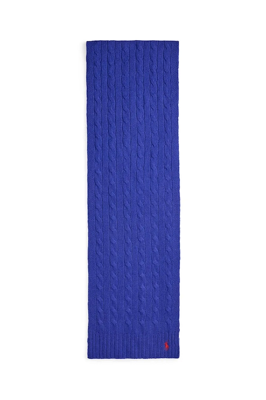 Polo Ralph Lauren szalik wełniany 455956296 granatowy AW25