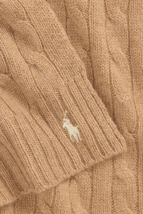 Akcesoria Polo Ralph Lauren szalik wełniany 455956296 beżowy