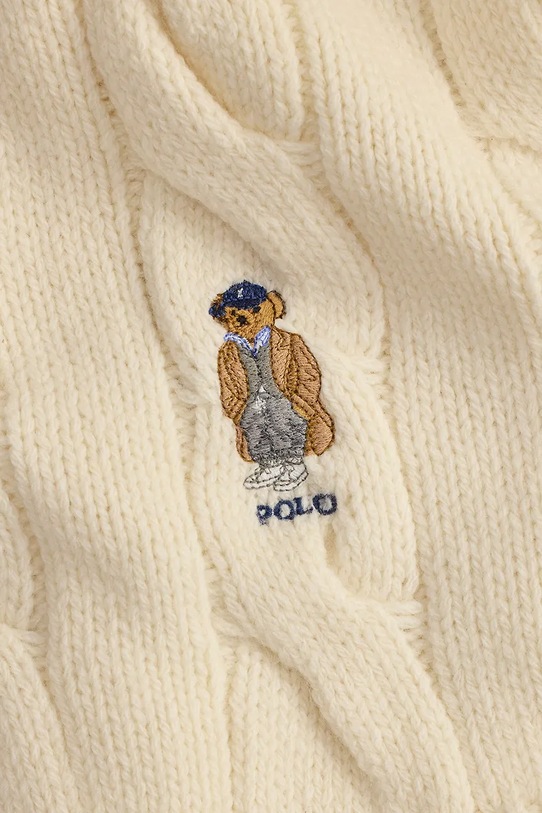 Dodaci Kratki vuneni šal Polo Ralph Lauren 455981434 bež