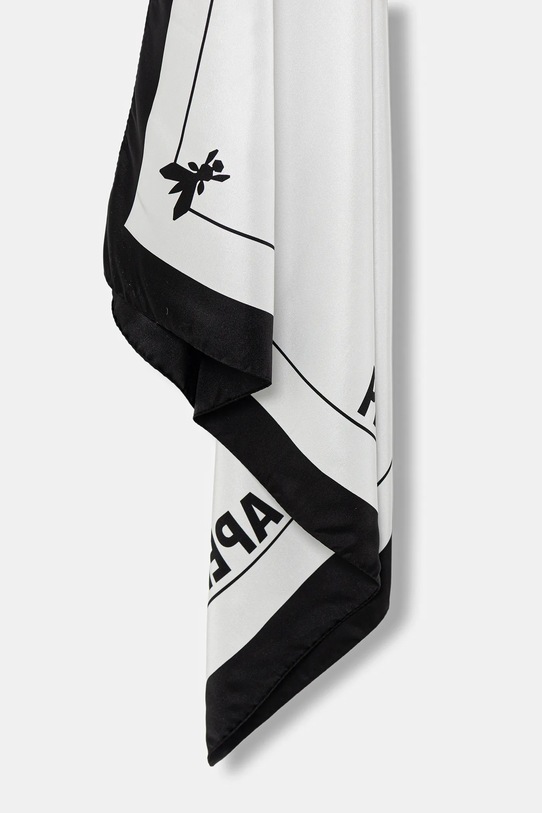 Akcesoria Patrizia Pepe apaszka jedwabna 8F0081.A4X1 biały