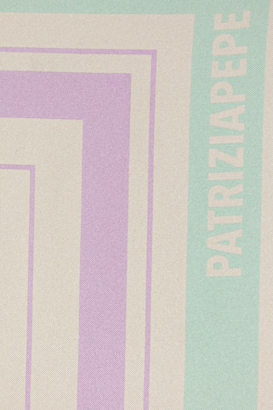 Patrizia Pepe apaszka jedwabna 8F0081.A4X1 beżowy SS26