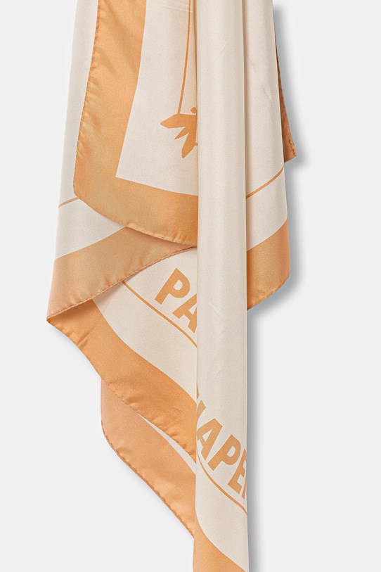 Akcesoria Patrizia Pepe apaszka jedwabna 8F0081.A4X1 beżowy