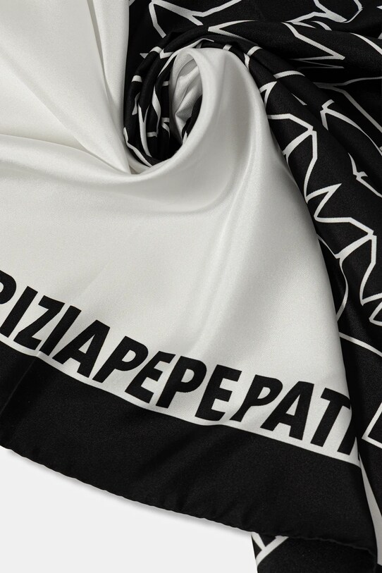 Akcesoria Patrizia Pepe apaszka jedwabna 8F0081.A4X1 czarny