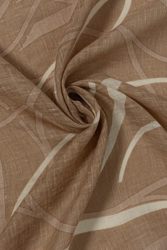 Lanena naglavna ruta Tommy Hilfiger AW0AW17491 rjava AW25