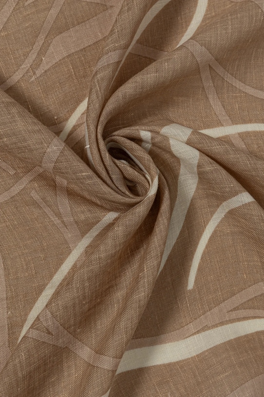 Lanena naglavna ruta Tommy Hilfiger AW0AW17491 rjava AW25