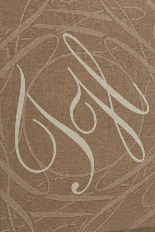 Dodatki Lanena naglavna ruta Tommy Hilfiger AW0AW17491 rjava