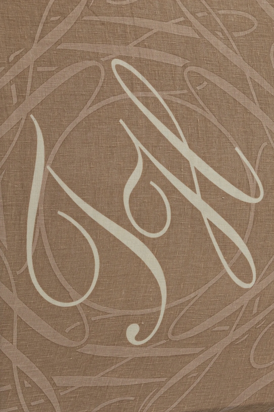 Dodatki Lanena naglavna ruta Tommy Hilfiger AW0AW17491 rjava